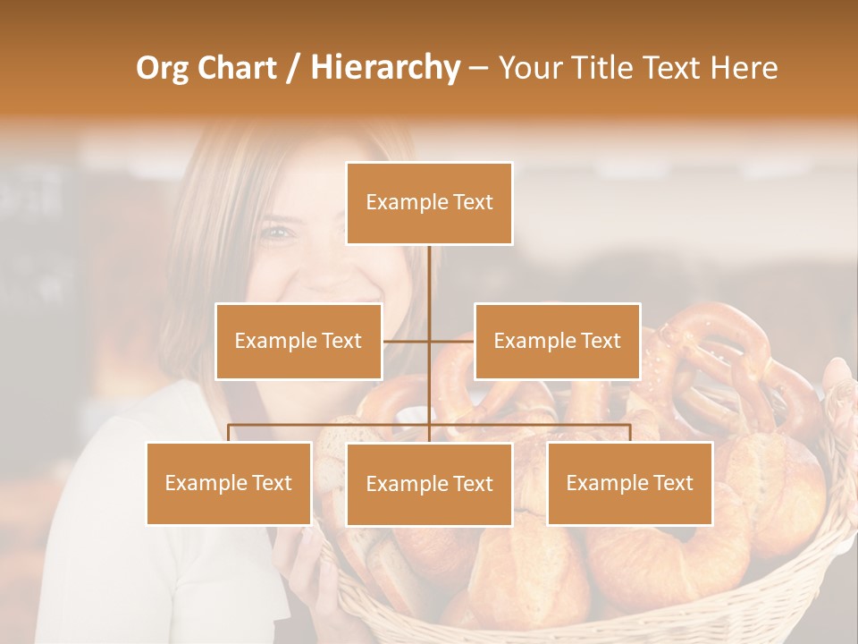 Traditional Baker Shop Assistant PowerPoint Template