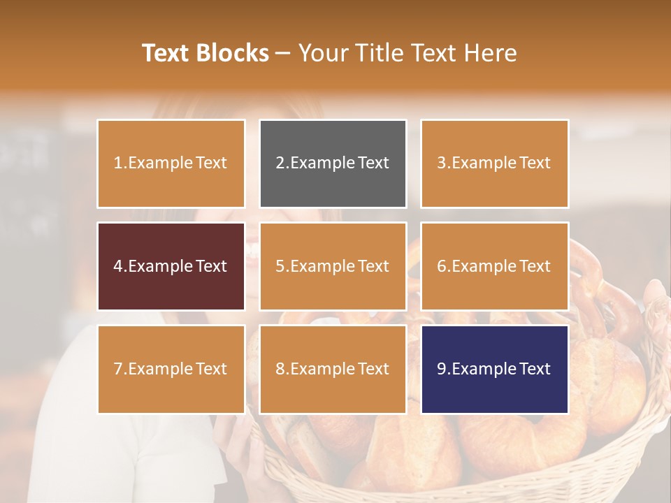 Traditional Baker Shop Assistant PowerPoint Template