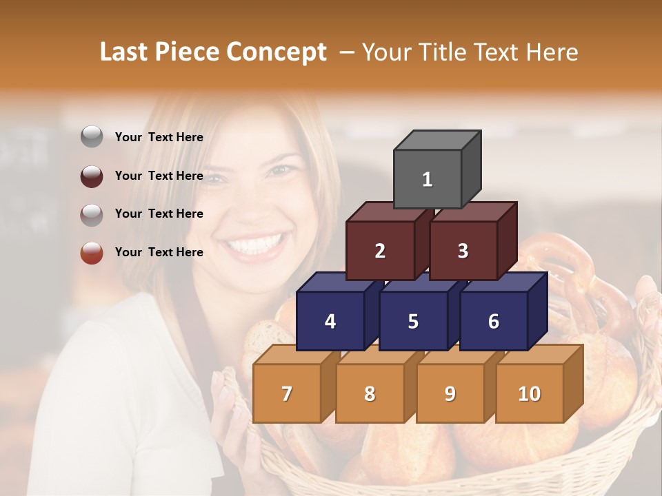 Traditional Baker Shop Assistant PowerPoint Template