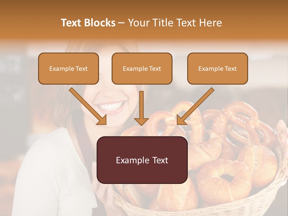 Traditional Baker Shop Assistant PowerPoint Template