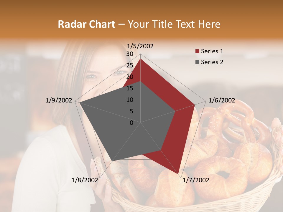 Traditional Baker Shop Assistant PowerPoint Template
