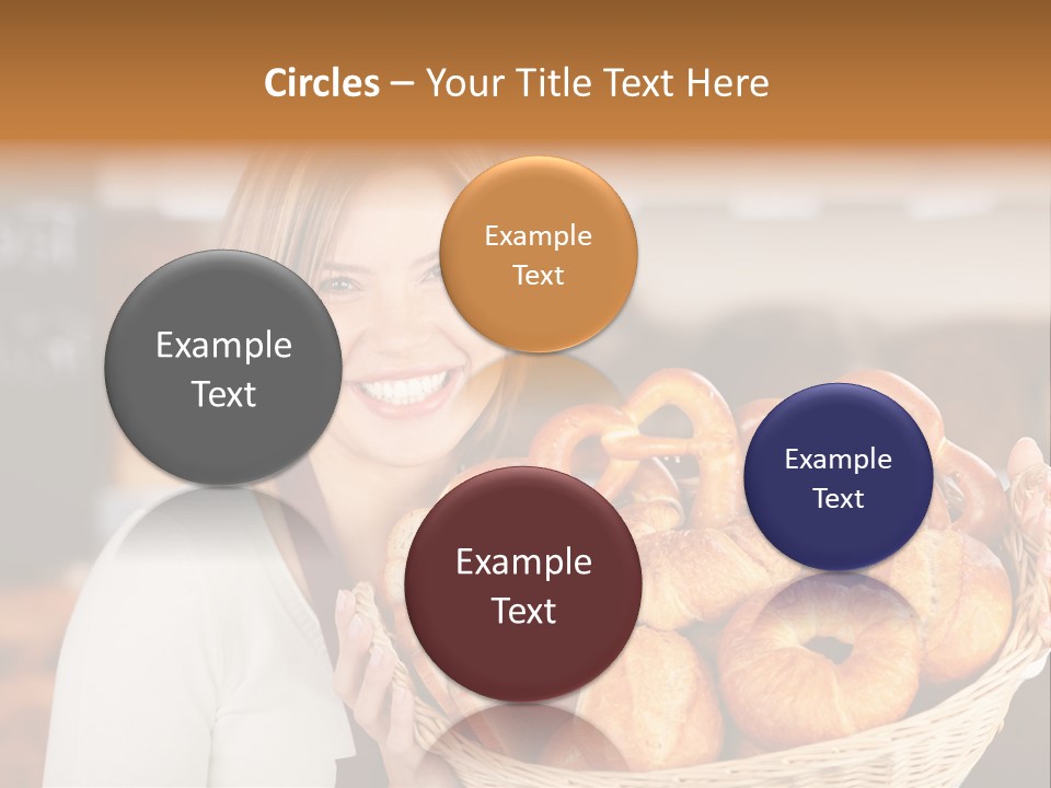 Traditional Baker Shop Assistant PowerPoint Template