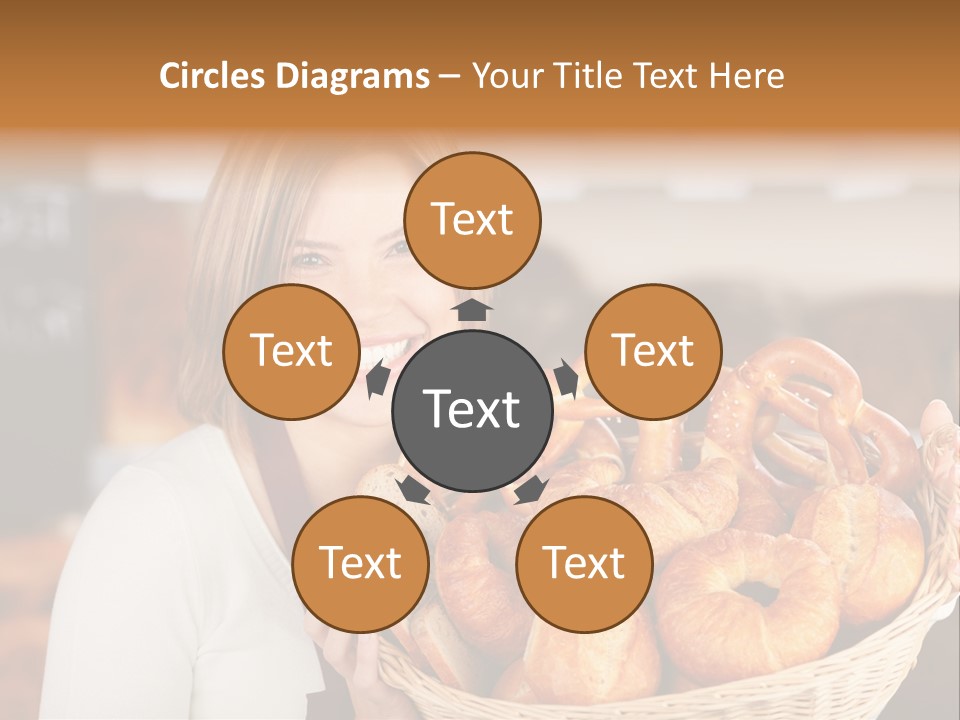Traditional Baker Shop Assistant PowerPoint Template