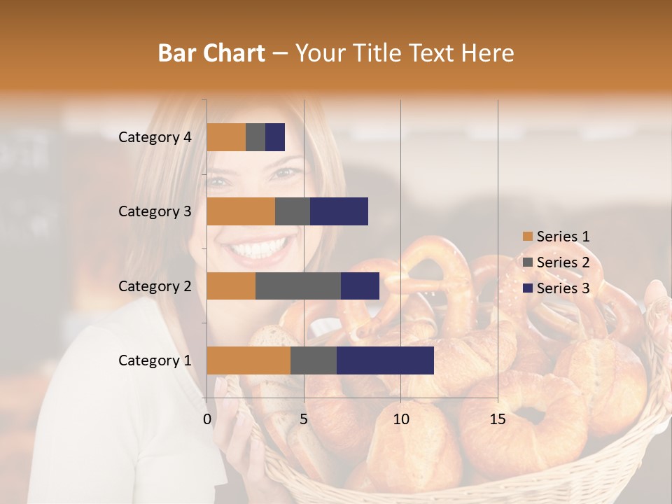 Traditional Baker Shop Assistant PowerPoint Template