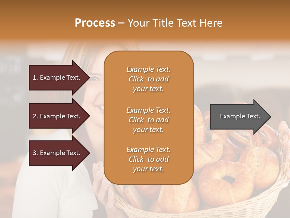 Traditional Baker Shop Assistant PowerPoint Template