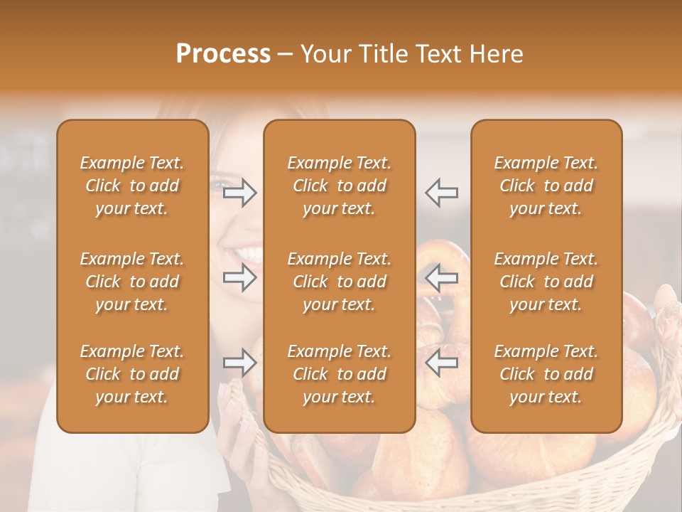 Traditional Baker Shop Assistant PowerPoint Template