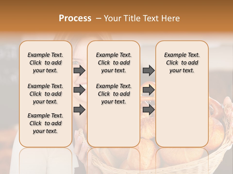 Traditional Baker Shop Assistant PowerPoint Template