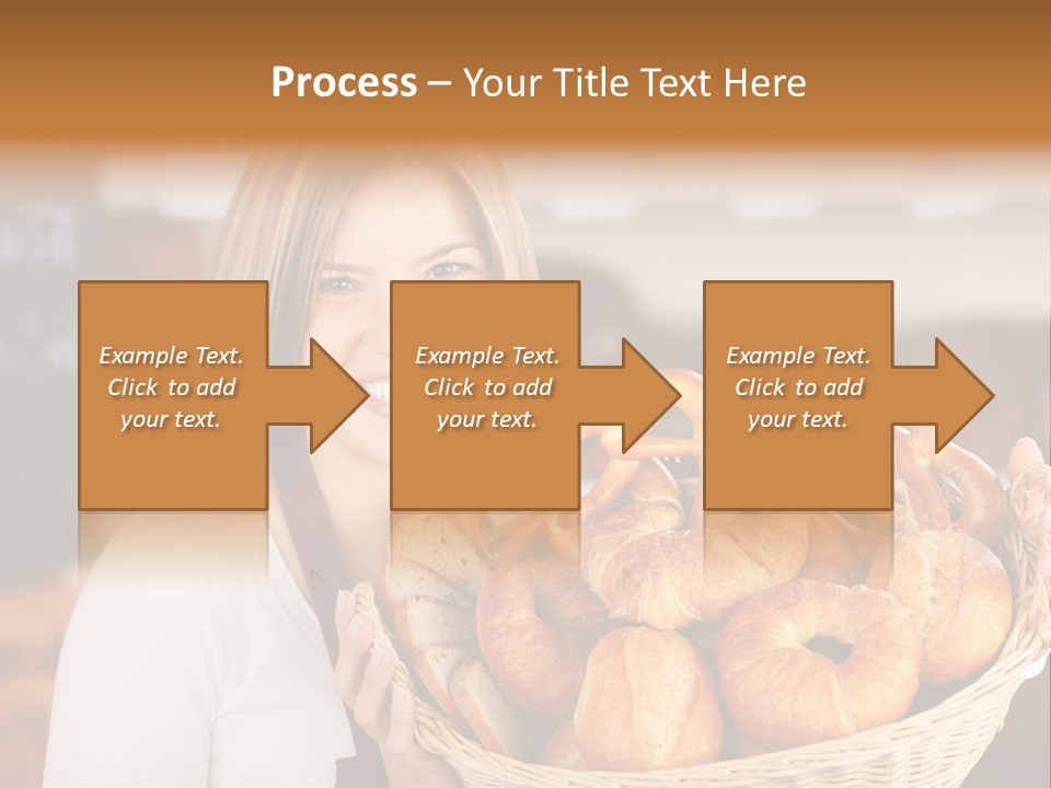 Traditional Baker Shop Assistant PowerPoint Template