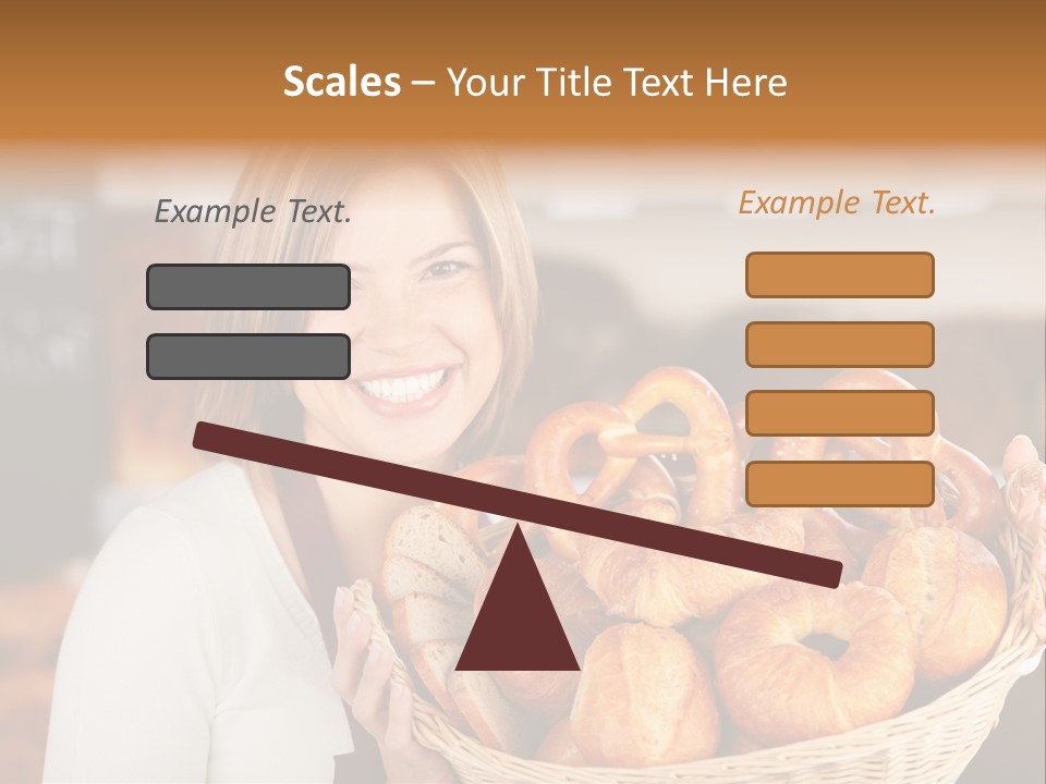 Traditional Baker Shop Assistant PowerPoint Template