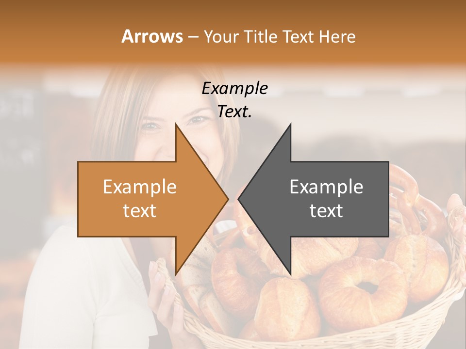 Traditional Baker Shop Assistant PowerPoint Template