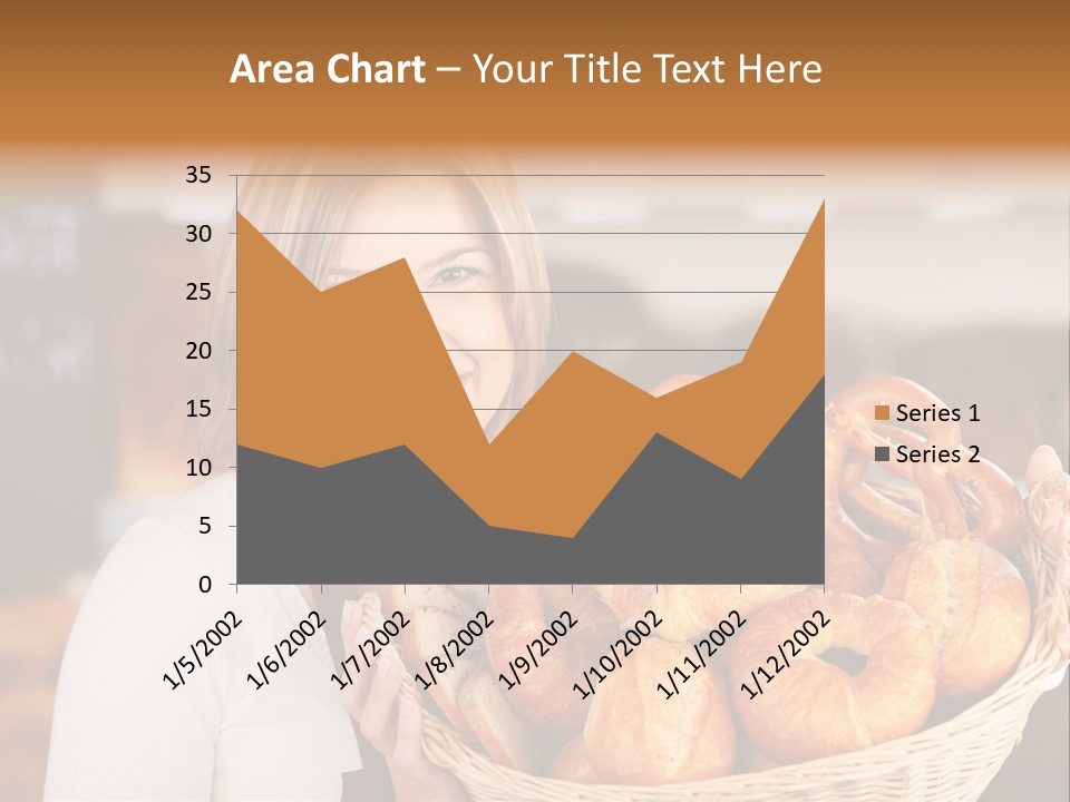 Traditional Baker Shop Assistant PowerPoint Template