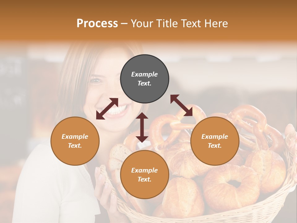 Traditional Baker Shop Assistant PowerPoint Template