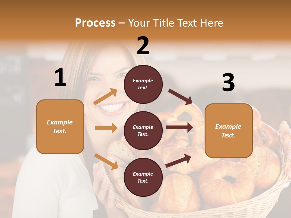 Traditional Baker Shop Assistant PowerPoint Template