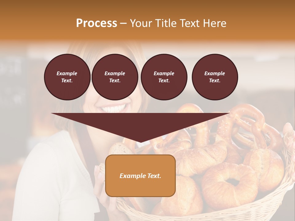 Traditional Baker Shop Assistant PowerPoint Template