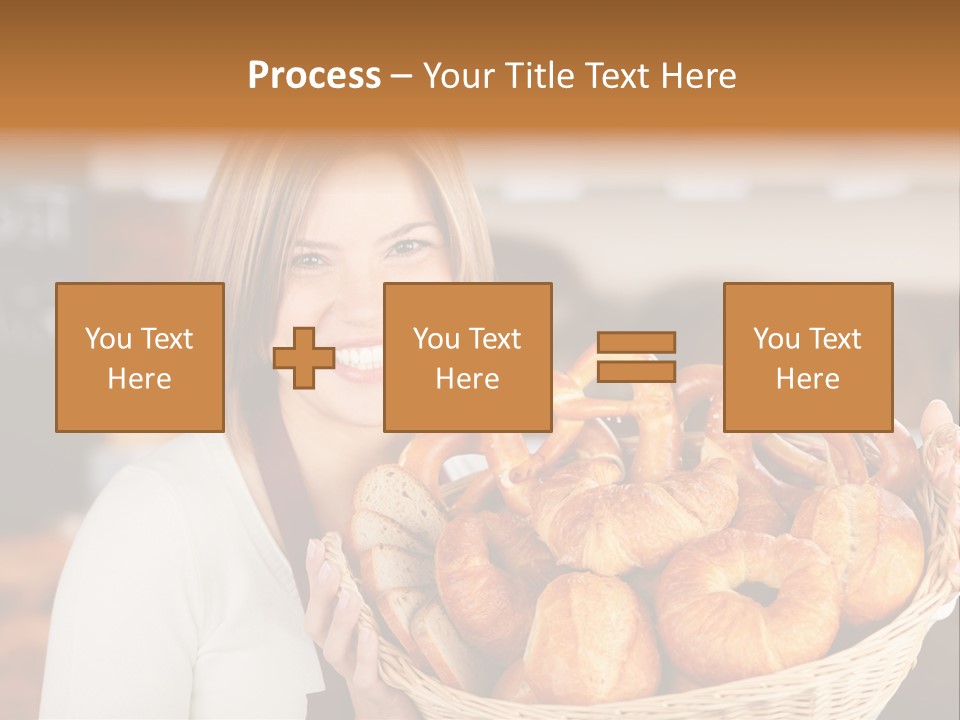 Traditional Baker Shop Assistant PowerPoint Template