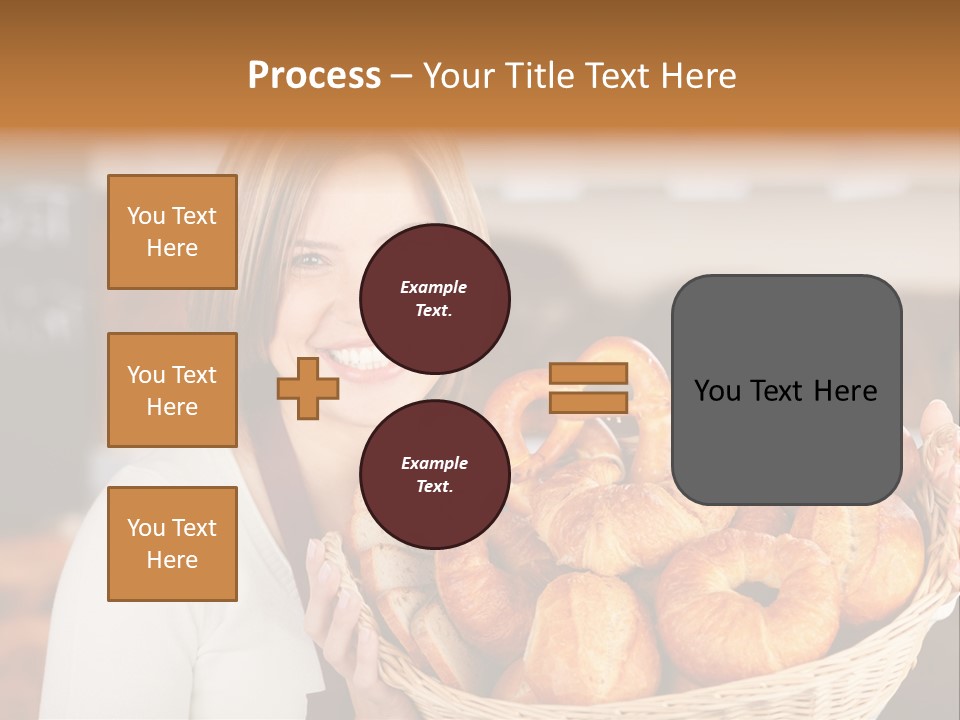 Traditional Baker Shop Assistant PowerPoint Template