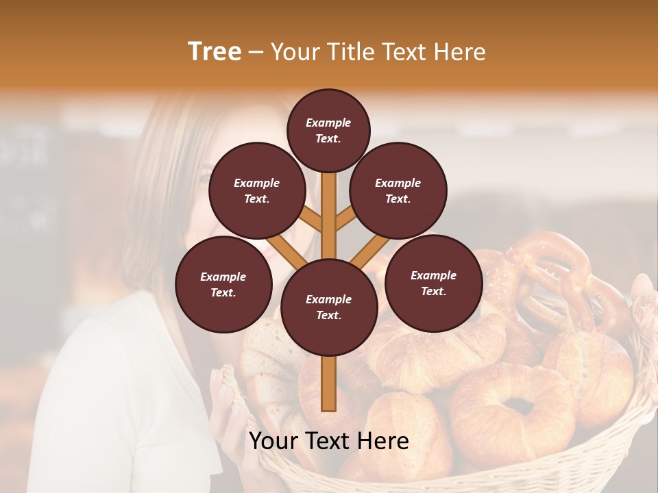 Traditional Baker Shop Assistant PowerPoint Template