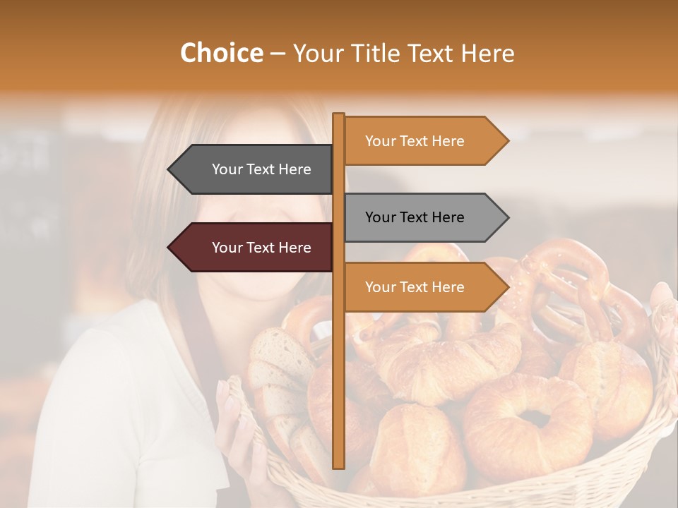 Traditional Baker Shop Assistant PowerPoint Template
