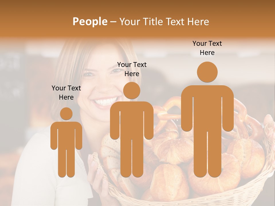 Traditional Baker Shop Assistant PowerPoint Template