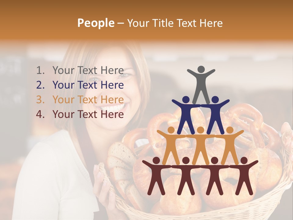 Traditional Baker Shop Assistant PowerPoint Template