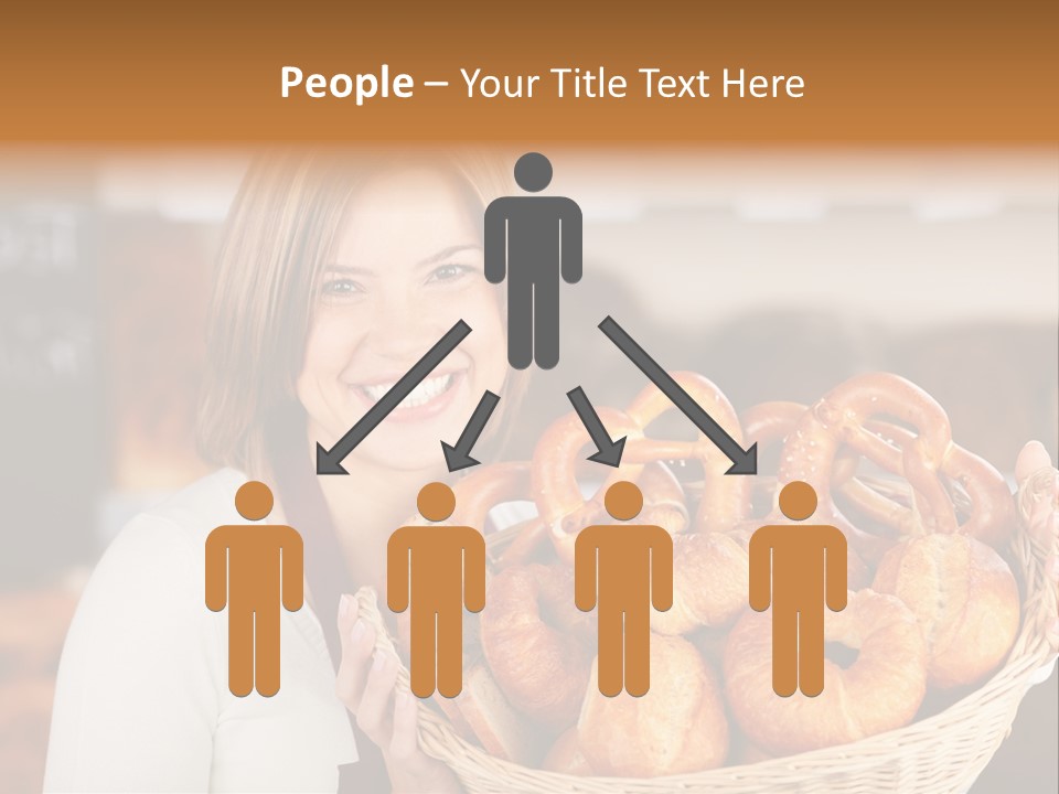 Traditional Baker Shop Assistant PowerPoint Template