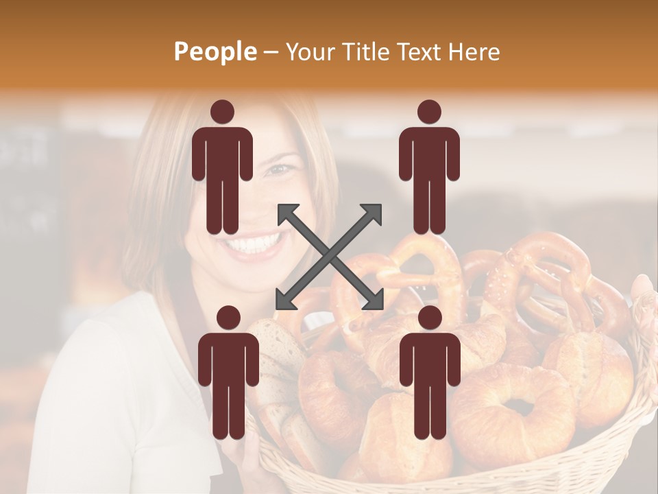 Traditional Baker Shop Assistant PowerPoint Template