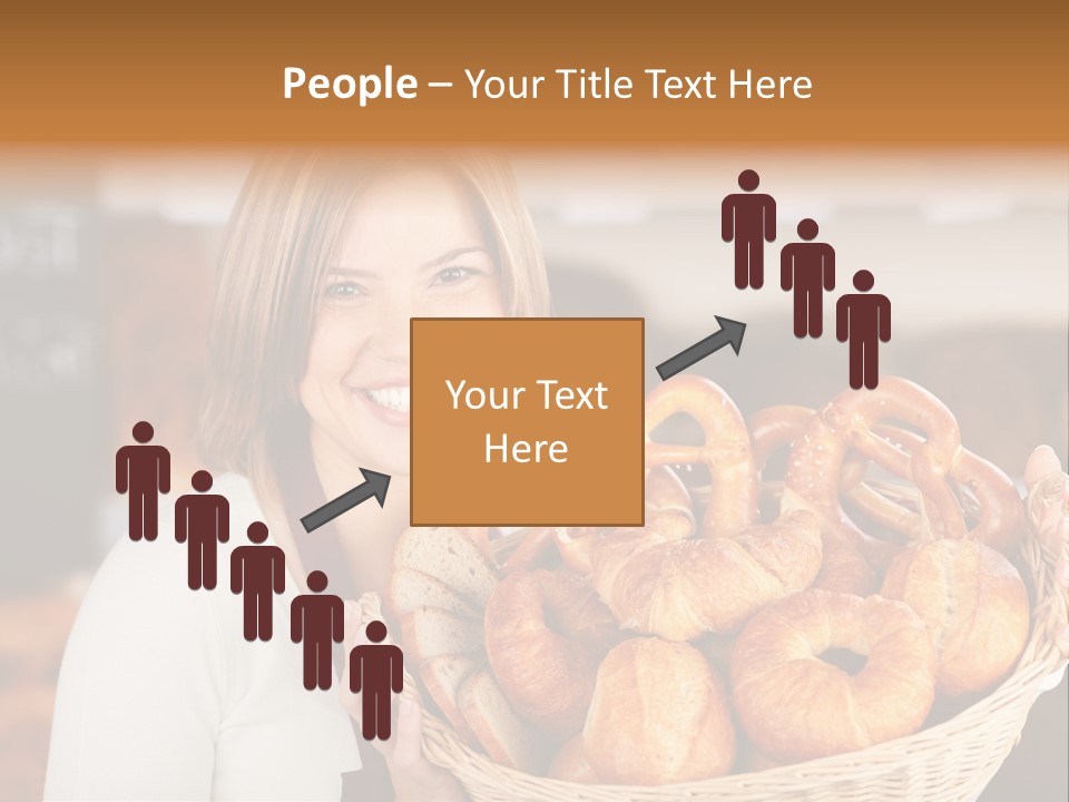 Traditional Baker Shop Assistant PowerPoint Template