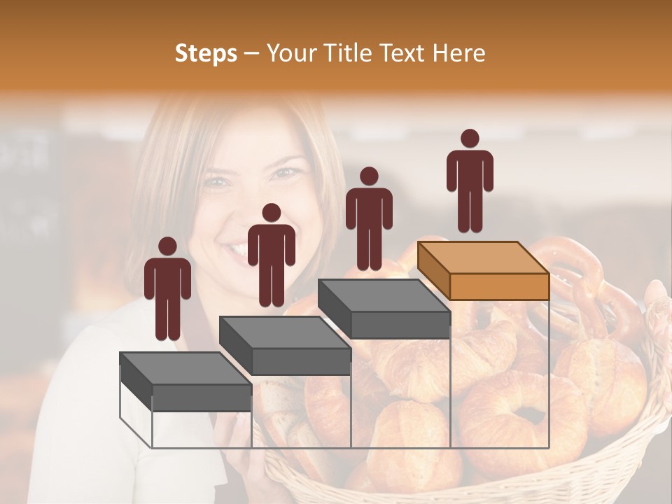 Traditional Baker Shop Assistant PowerPoint Template