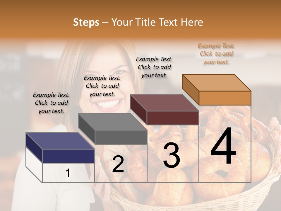 Traditional Baker Shop Assistant PowerPoint Template