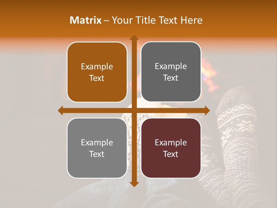 Comfort Romance House PowerPoint Template