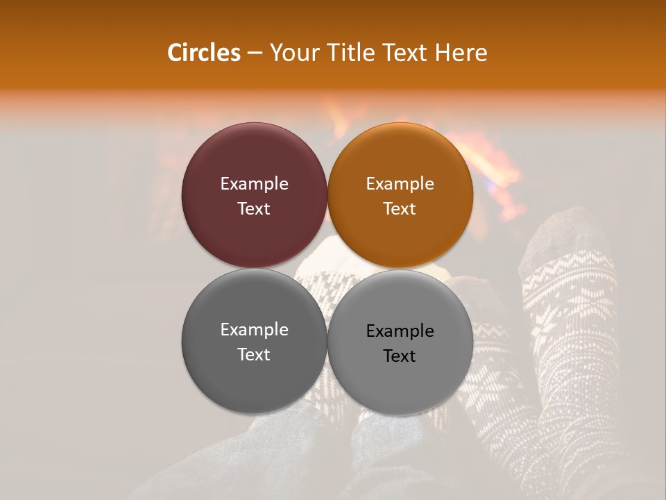 Comfort Romance House PowerPoint Template