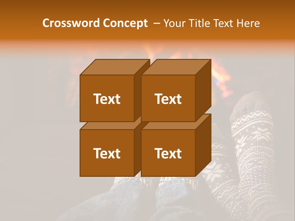 Comfort Romance House PowerPoint Template