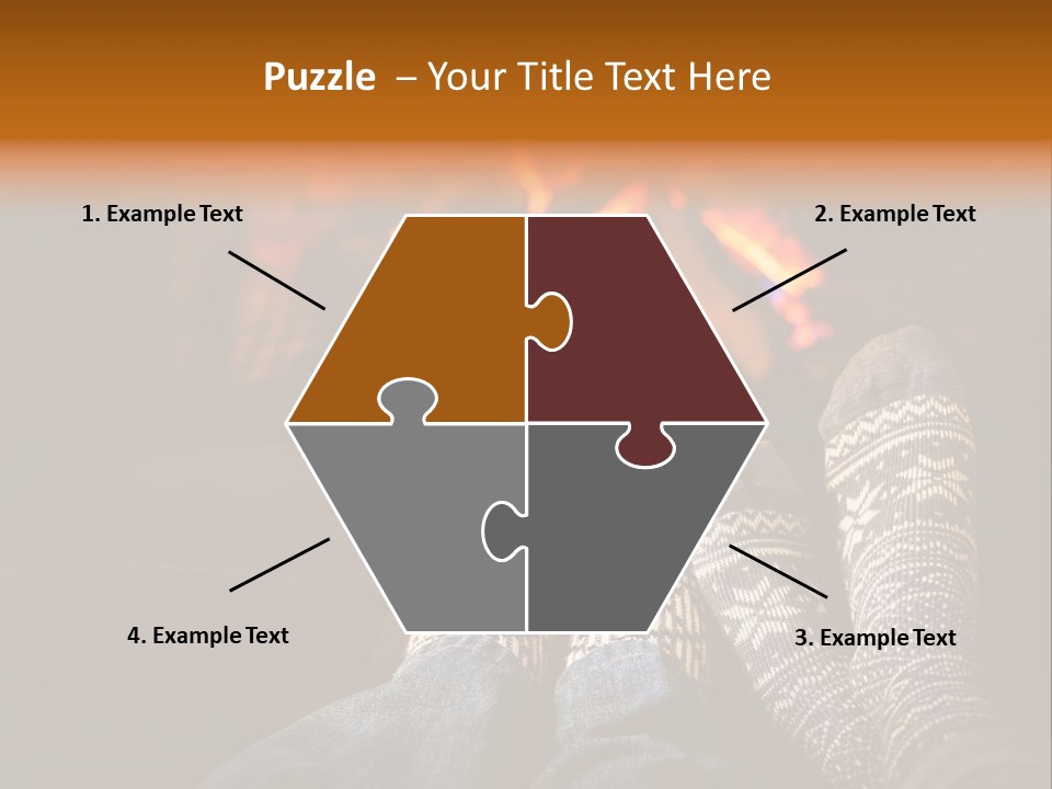 Comfort Romance House PowerPoint Template