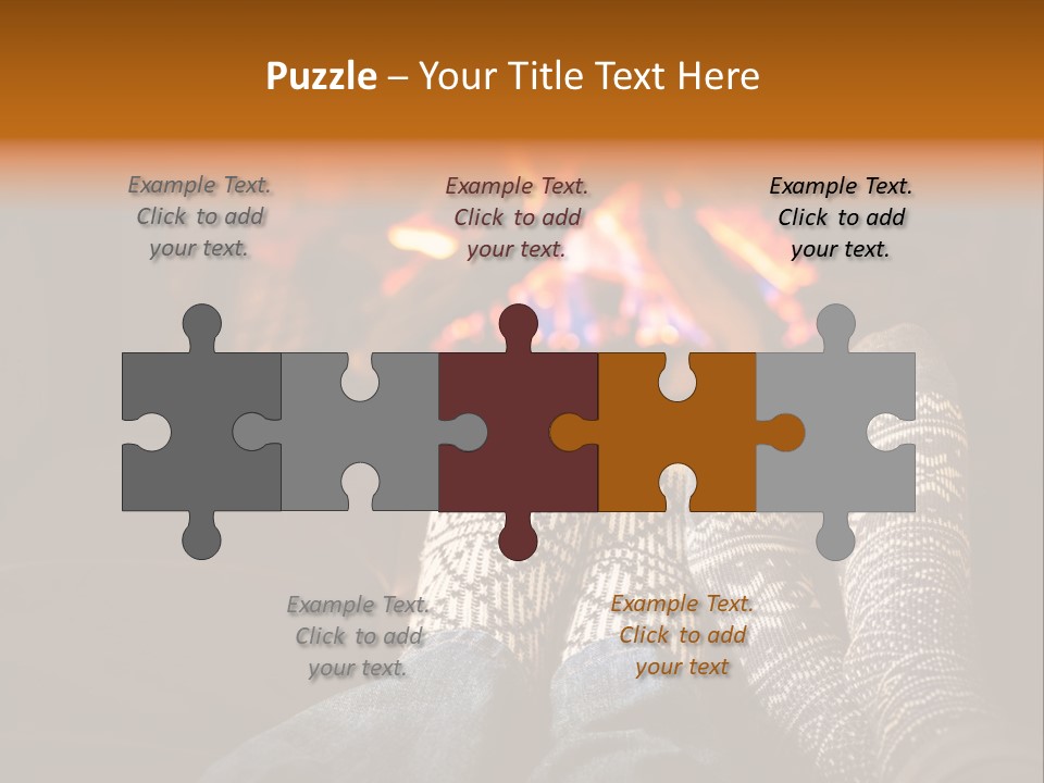 Comfort Romance House PowerPoint Template