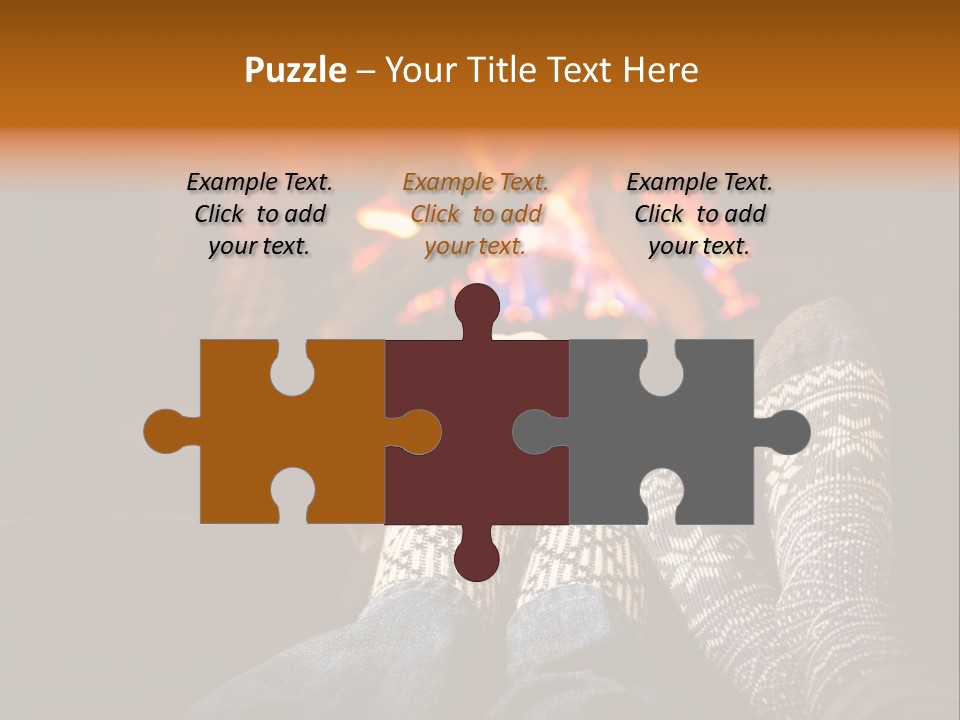 Comfort Romance House PowerPoint Template