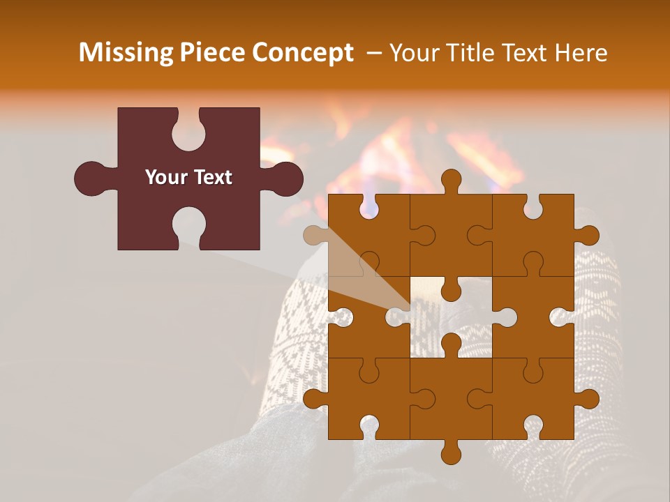 Comfort Romance House PowerPoint Template