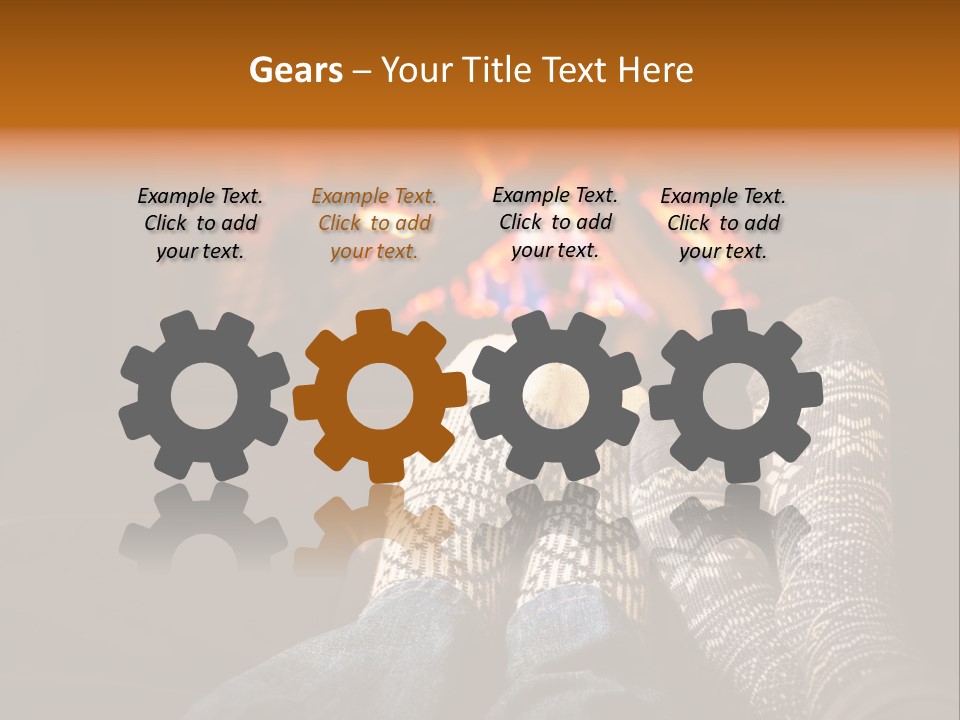 Comfort Romance House PowerPoint Template