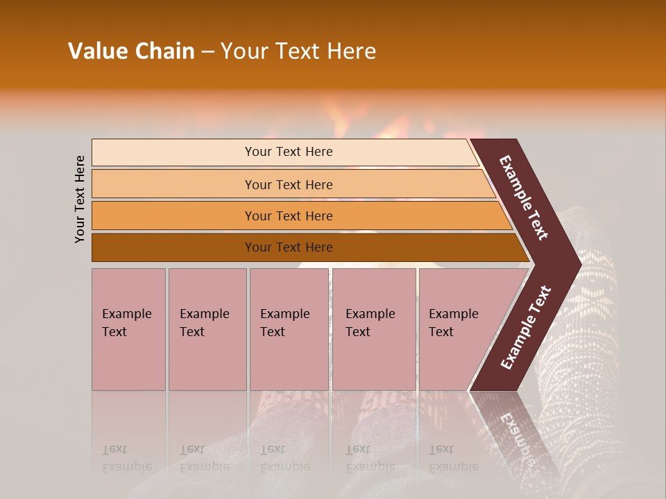 Comfort Romance House PowerPoint Template