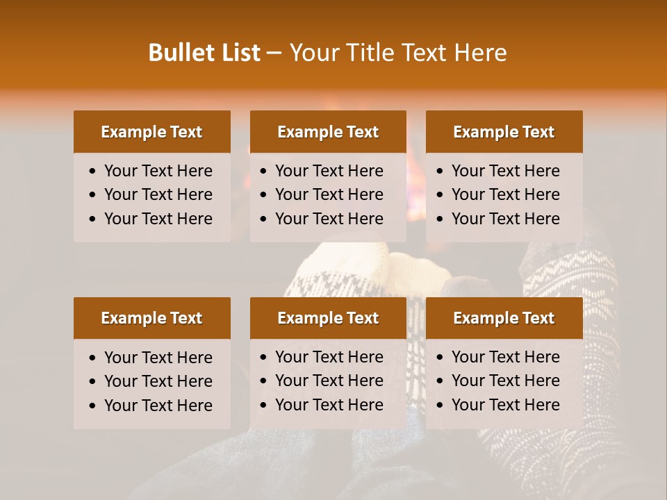 Comfort Romance House PowerPoint Template