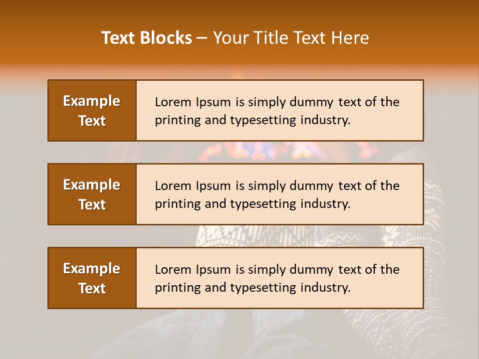 Comfort Romance House PowerPoint Template