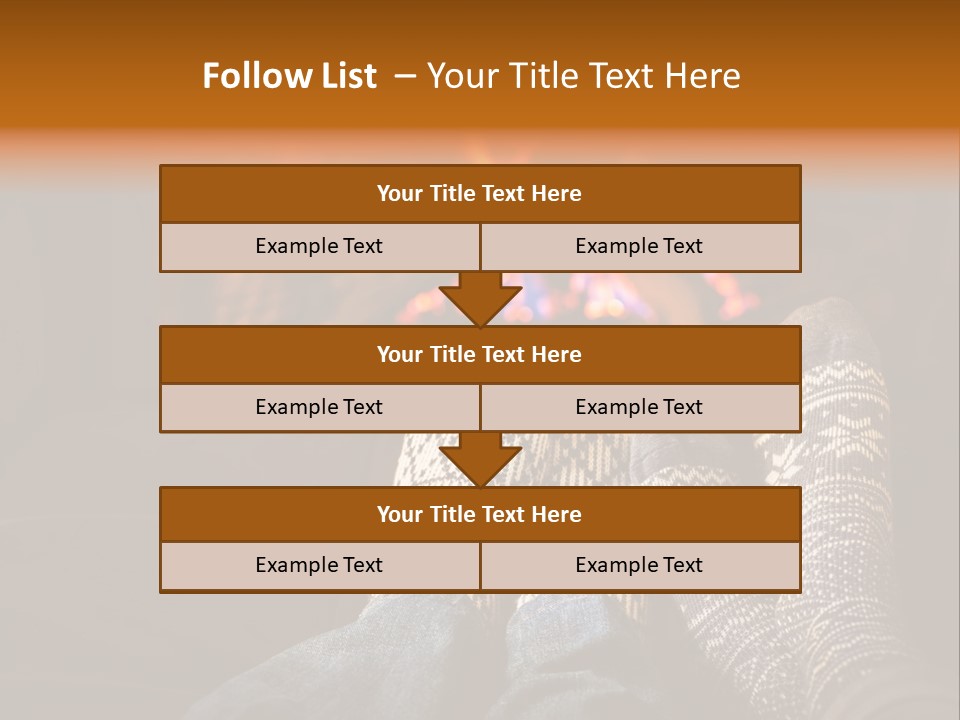 Comfort Romance House PowerPoint Template