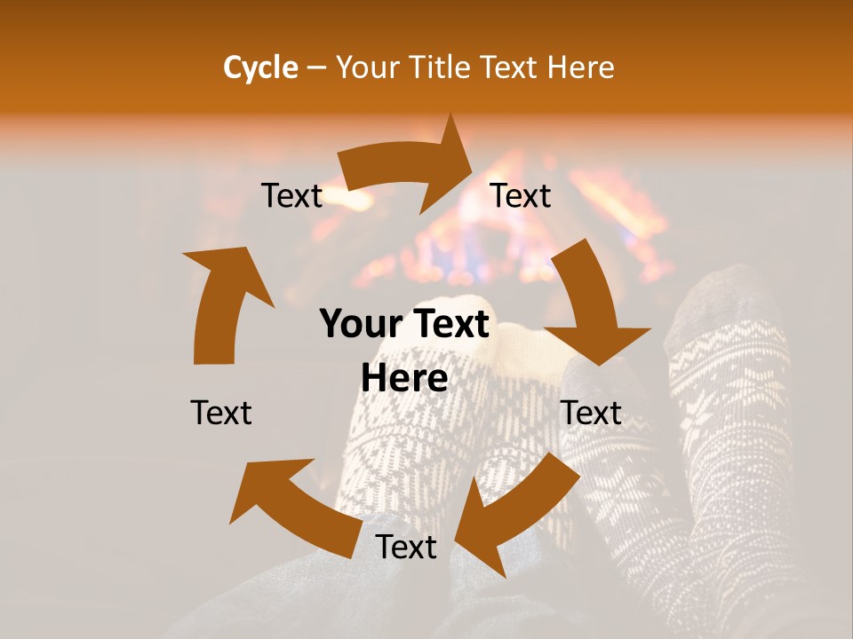 Comfort Romance House PowerPoint Template