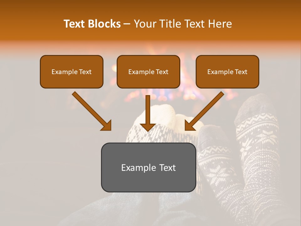 Comfort Romance House PowerPoint Template
