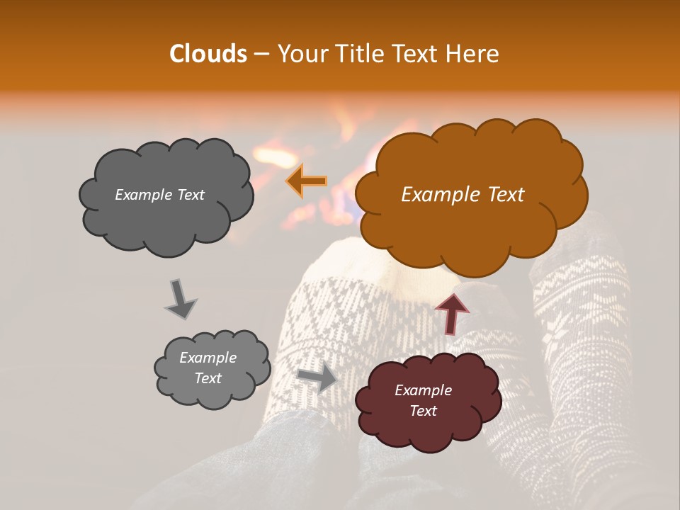 Comfort Romance House PowerPoint Template