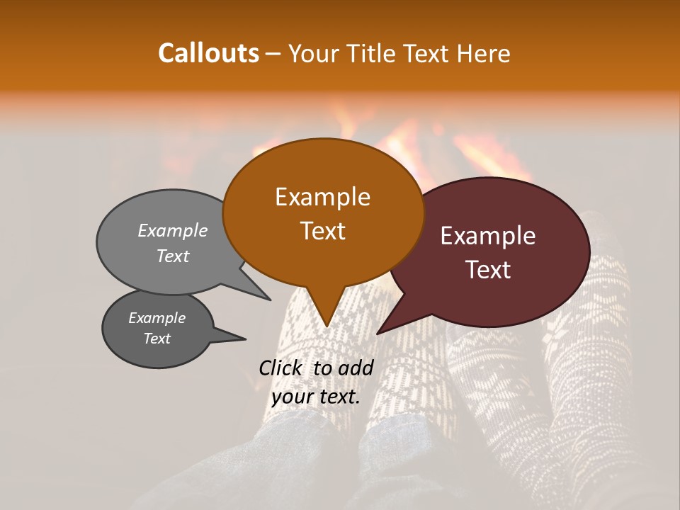 Comfort Romance House PowerPoint Template