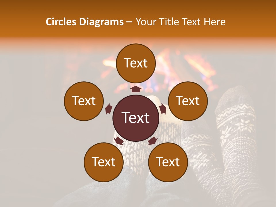 Comfort Romance House PowerPoint Template