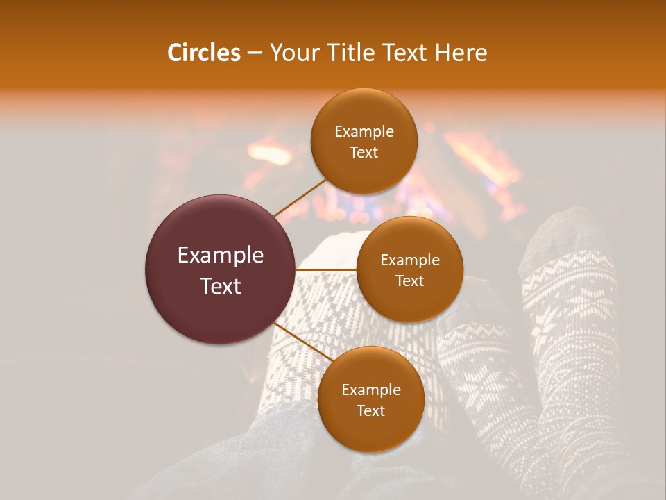 Comfort Romance House PowerPoint Template