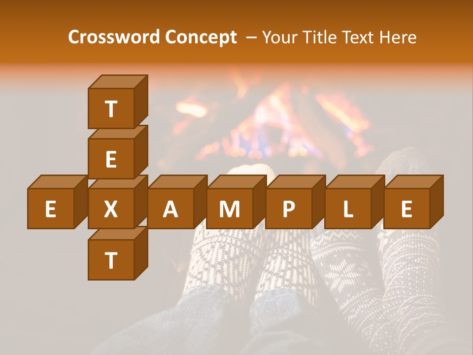 Comfort Romance House PowerPoint Template