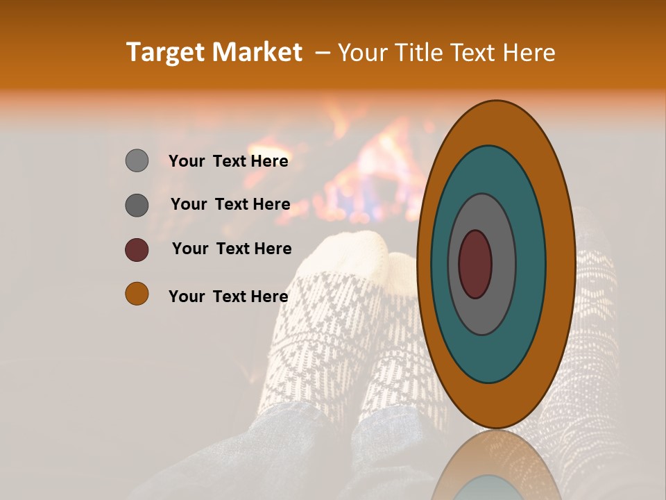 Comfort Romance House PowerPoint Template