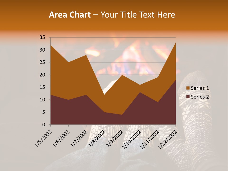 Comfort Romance House PowerPoint Template
